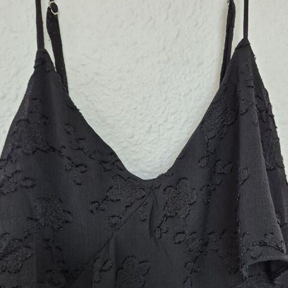 Wild Fable Black Asymmetrical Spaghetti Strap Sundress - Picture 8 of 11
